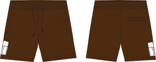 Exclusive Cargo Swim Short - Chocolate